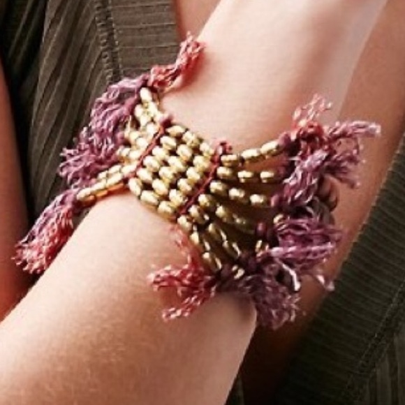 NWT Free People Buried Treasure Bracelet -Gold - Picture 2 of 5